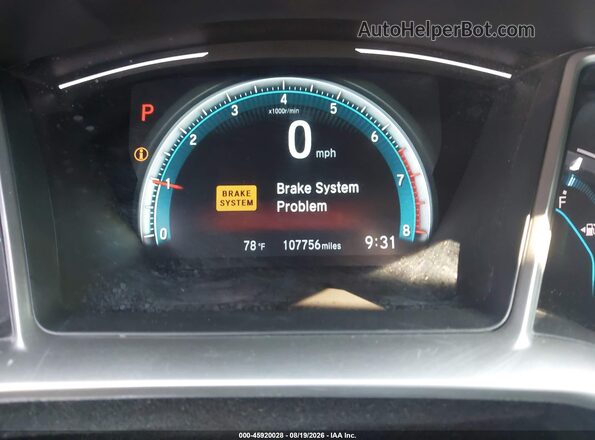 2HGFC3B37HH361308 2017 HONDA CIVIC Gray 