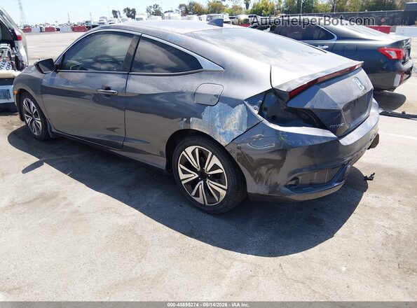 2HGFC3B38GH359694 2016 HONDA CIVIC Gray Tył lewy