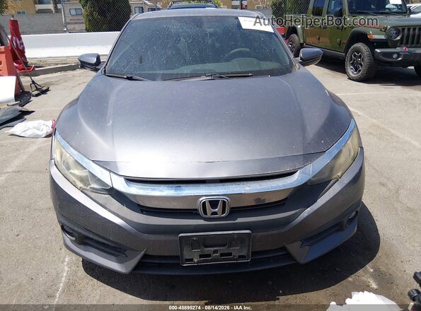2HGFC3B38GH359694 2016 HONDA CIVIC Gray Widok zestawu wskaźników