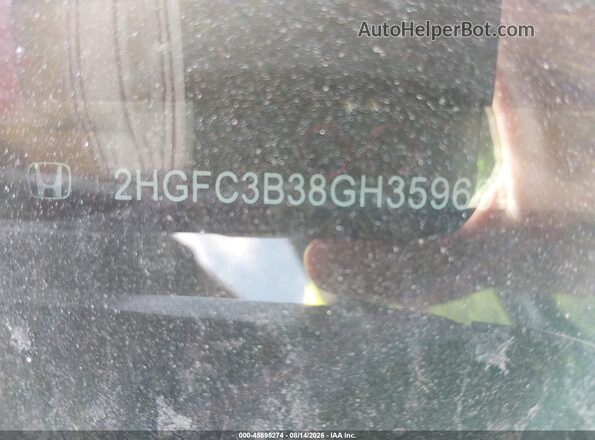 2HGFC3B38GH359694 2016 HONDA CIVIC Gray Widok komory silnika