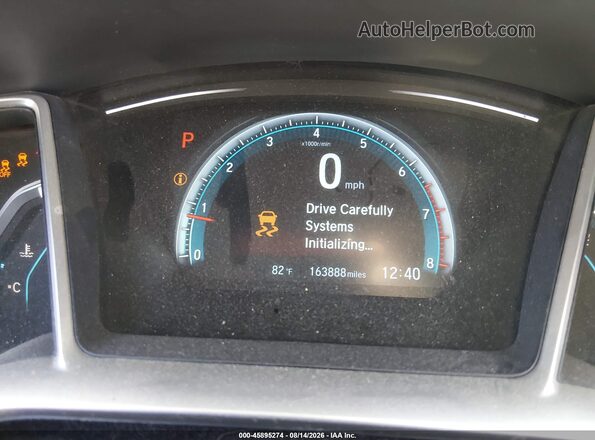 2HGFC3B38GH359694 2016 HONDA CIVIC Gray Widok tylnych siedzeń