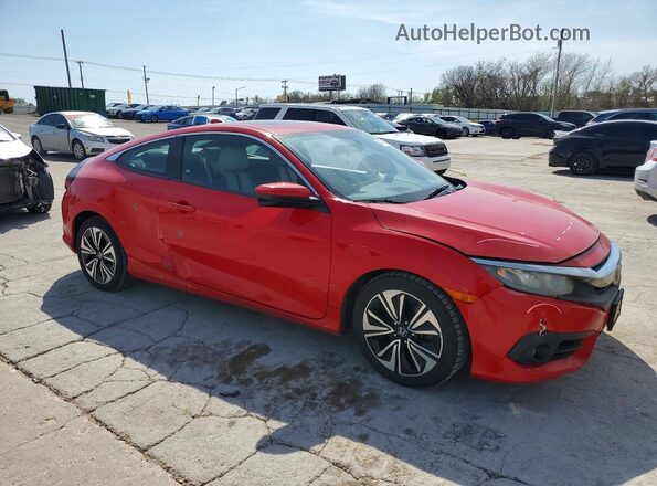 2HGFC3B39GH361728 2016 HONDA CIVIC Красный Передняя правая четверть