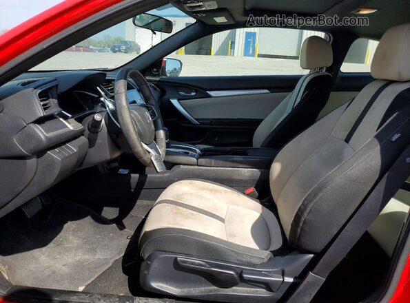2HGFC3B39GH361728 2016 HONDA CIVIC Красный Вид салона спереди