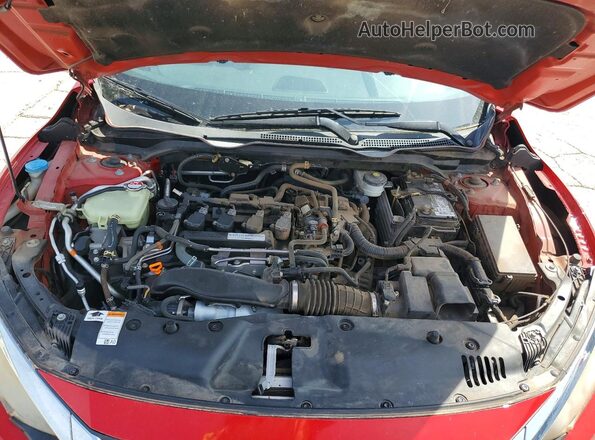 2HGFC3B39GH361728 2016 HONDA CIVIC Красный Вид задней части салона