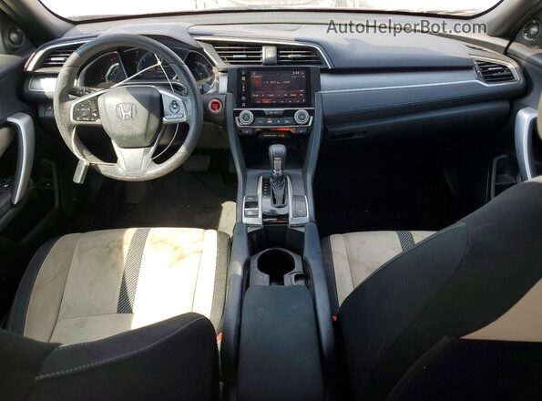 2HGFC3B39GH361728 2016 HONDA CIVIC Красный Вид панели приборов