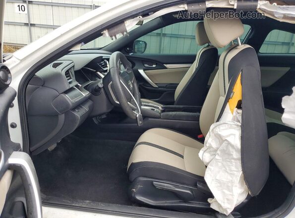 2HGFC3B39GH362359 2016 HONDA CIVIC White წინა სალონის ხედი