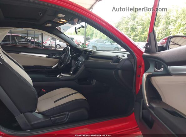 2HGFC3B39JH351370 2018 HONDA CIVIC Red Vista interior delantera