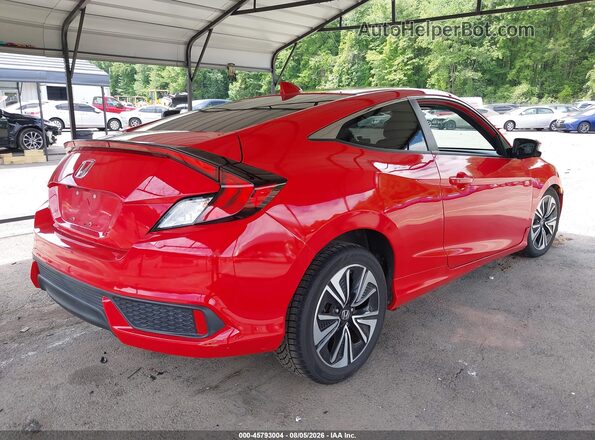 2HGFC3B39JH351370 2018 HONDA CIVIC Red Trasero derecho