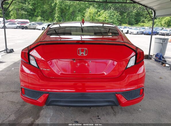 2HGFC3B39JH351370 2018 HONDA CIVIC Red 