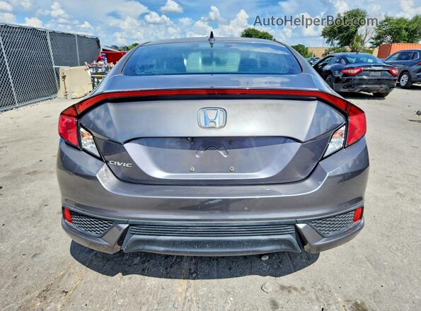 2HGFC3B3XGH350687 2016 HONDA CIVIC Gray Widok zestawu wskaźników