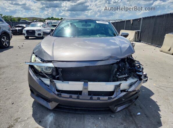 2HGFC3B3XGH350687 2016 HONDA CIVIC Gray Widok wnętrza z przodu