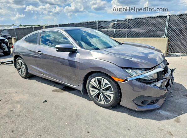 2HGFC3B3XGH350687 2016 HONDA CIVIC Gray Widok z przodu