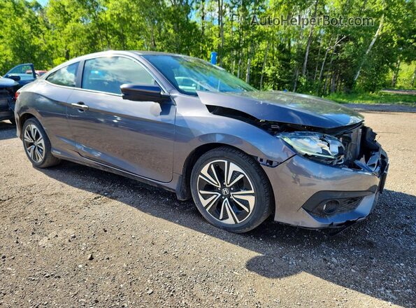 2HGFC3B41JH451178 2018 HONDA CIVIC Gray წინა მარჯვენა