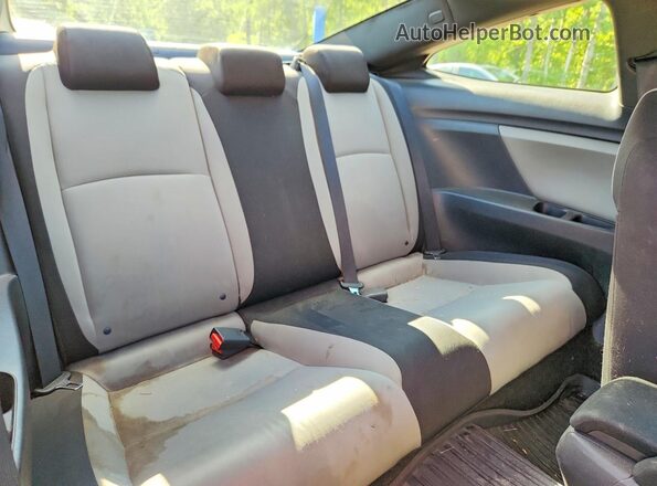 2HGFC3B41JH451178 2018 HONDA CIVIC Gray უკანა სავარძლების ხედი