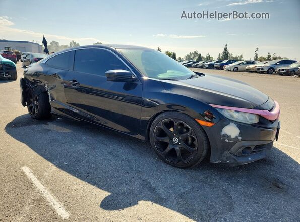 2HGFC3B72JH357854 2018 HONDA CIVIC Черный Передняя правая четверть
