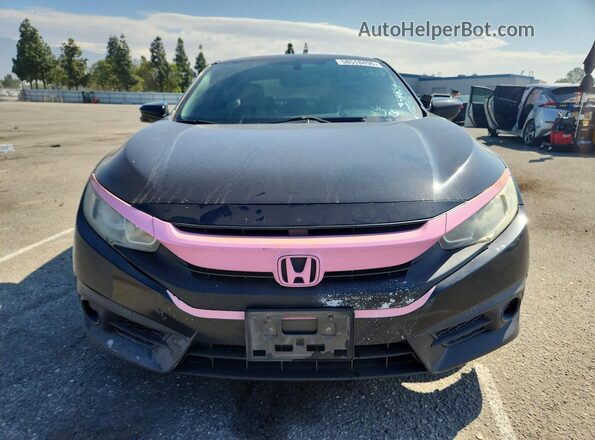 2HGFC3B72JH357854 2018 HONDA CIVIC Черный Вид спереди
