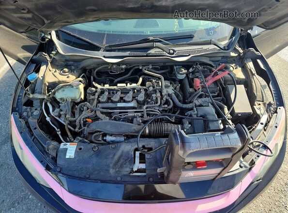 2HGFC3B72JH357854 2018 HONDA CIVIC Черный Вид задней части салона