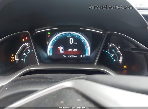2HGFC3B73GH359539 2016 HONDA CIVIC Black Widok tylnych siedzeń