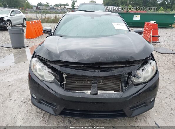 2HGFC3B73GH359539 2016 HONDA CIVIC Black Widok zestawu wskaźników