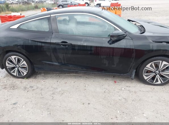 2HGFC3B73GH359539 2016 HONDA CIVIC Black Widok wnętrza z tyłu