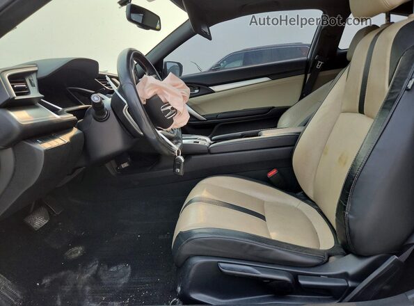 2HGFC3B75GH357842 2016 HONDA CIVIC Белый Вид салона спереди