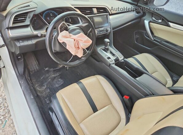 2HGFC3B75GH357842 2016 HONDA CIVIC Белый Вид панели приборов