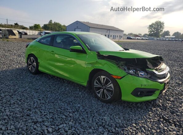 2HGFC3B75HH350231 2017 HONDA CIVIC Green Вид салону спереду