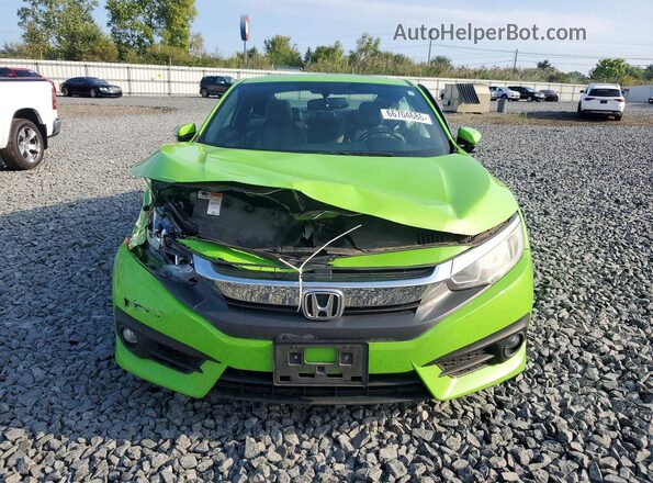 2HGFC3B75HH350231 2017 HONDA CIVIC Green Вид панелі приладів