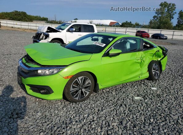 2HGFC3B75HH350231 2017 HONDA CIVIC Green Задня ліва чверть
