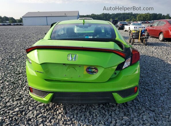 2HGFC3B75HH350231 2017 HONDA CIVIC Green Вид задньої частини салону