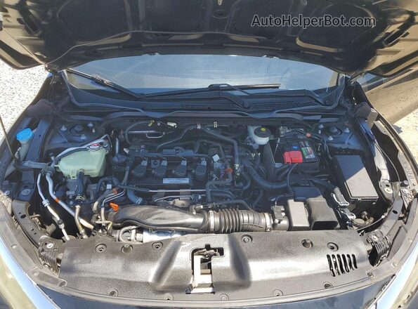 2HGFC3B76GH350415 2016 HONDA CIVIC Черный Вид задней части салона