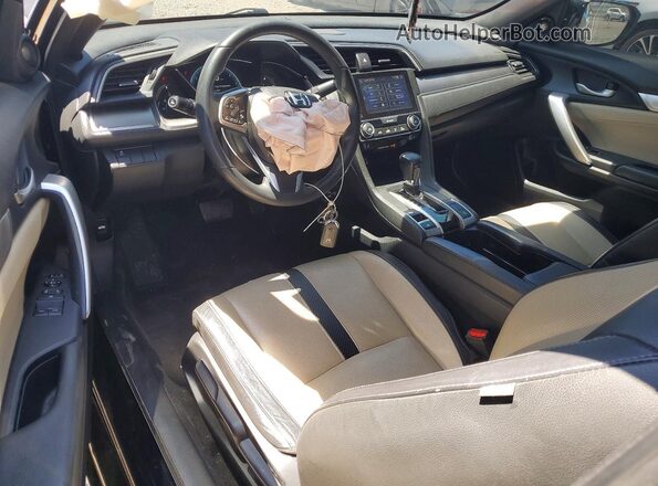 2HGFC3B76GH350415 2016 HONDA CIVIC Черный Вид панели приборов