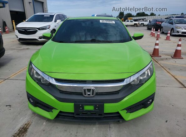 2HGFC3B79JH356099 2018 HONDA CIVIC Green Դիմացի տեսք