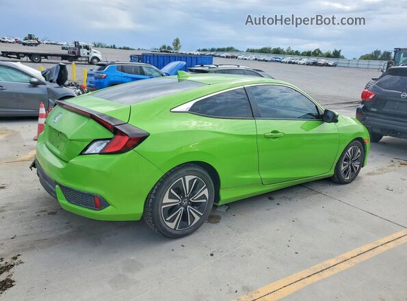 2HGFC3B79JH356099 2018 HONDA CIVIC Green Հետևի աջ