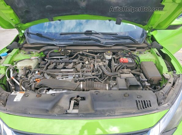 2HGFC3B79JH356099 2018 HONDA CIVIC Green Սալոնի հետևի տեսք