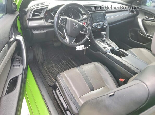 2HGFC3B79JH356099 2018 HONDA CIVIC Green Առջևի վահանակի տեսք