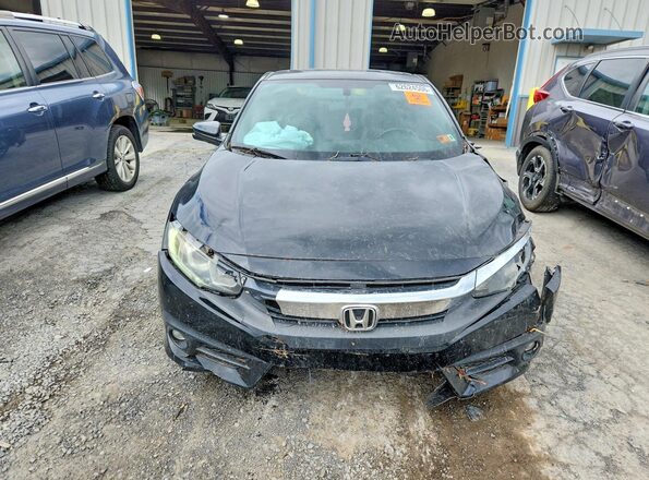 2HGFC3B7XJH353101 2018 HONDA CIVIC Black Widok z przodu
