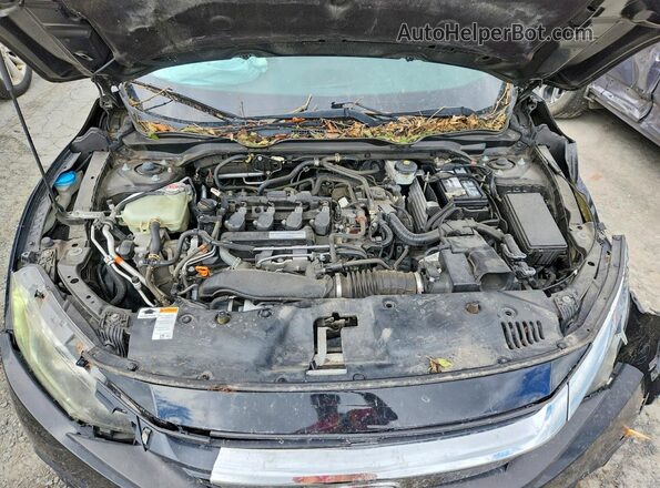 2HGFC3B7XJH353101 2018 HONDA CIVIC Black Widok wnętrza z tyłu