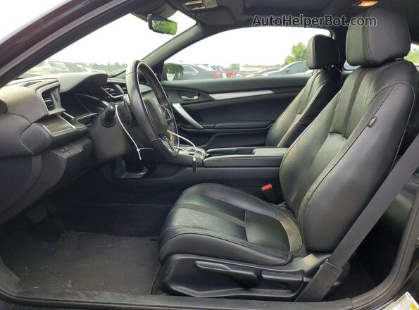 2HGFC3B93KH450174 2019 HONDA CIVIC Black Widok wnętrza z przodu