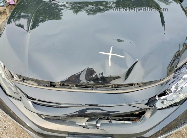 2HGFC3B93KH450174 2019 HONDA CIVIC Black Widok wnętrza z tyłu