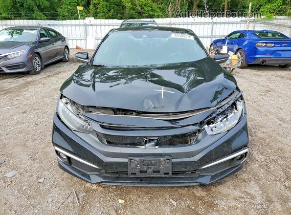 2HGFC3B93KH450174 2019 HONDA CIVIC Black Widok z przodu