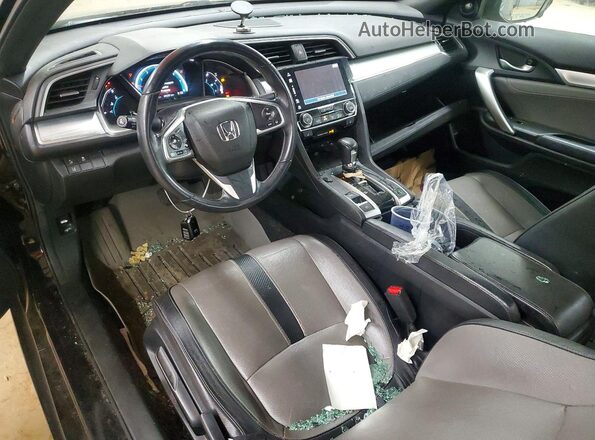 2HGFC3B94GH357414 2016 HONDA CIVIC Black Вид панелі приладів