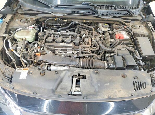 2HGFC3B94GH357414 2016 HONDA CIVIC Black Вид задньої частини салону