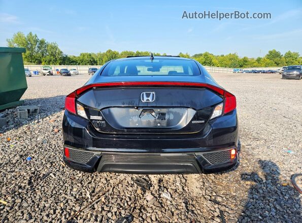 2HGFC3B94GH360006 2016 HONDA CIVIC Black Widok z tyłu