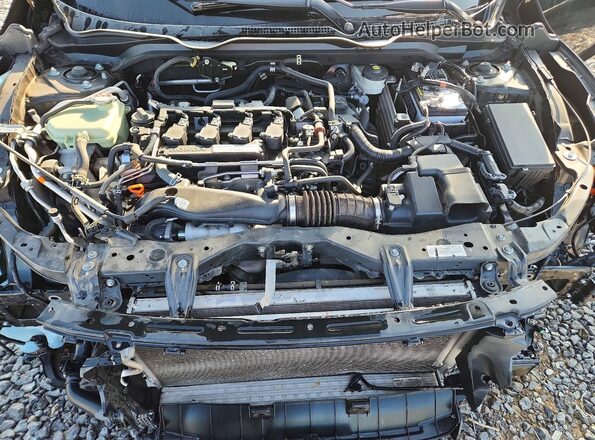 2HGFC3B94GH360006 2016 HONDA CIVIC Black Widok wnętrza z tyłu