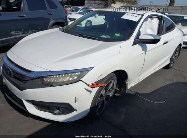2HGFC3B96GH355065 2016 HONDA CIVIC White Vista tres cuartos delantera izquierda