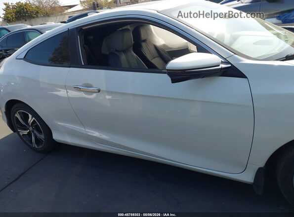 2HGFC3B96GH355065 2016 HONDA CIVIC White Vista interior trasera