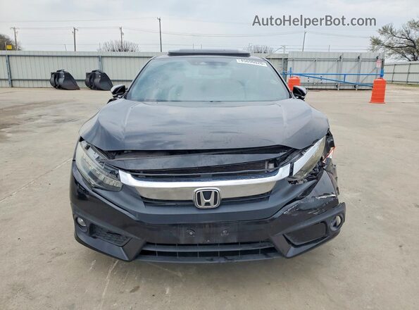 2HGFC3B97JH351775 2018 HONDA CIVIC Black წინა ხედი