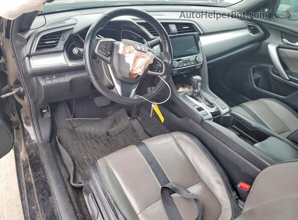 2HGFC3B97JH351775 2018 HONDA CIVIC Black წინა პანელის ხედი