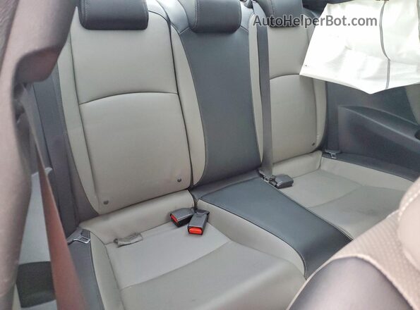 2HGFC3B97JH351775 2018 HONDA CIVIC Black უკანა სავარძლების ხედი